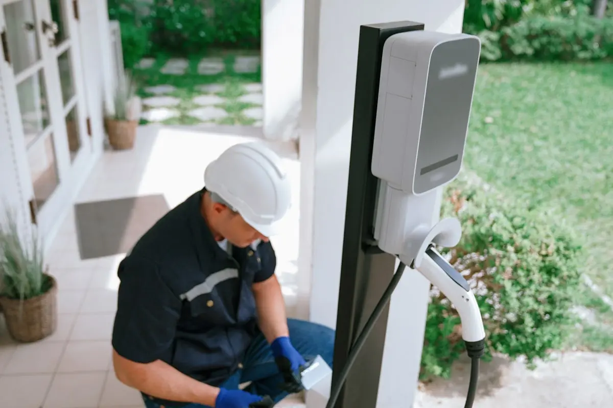 EV charger install Barrie